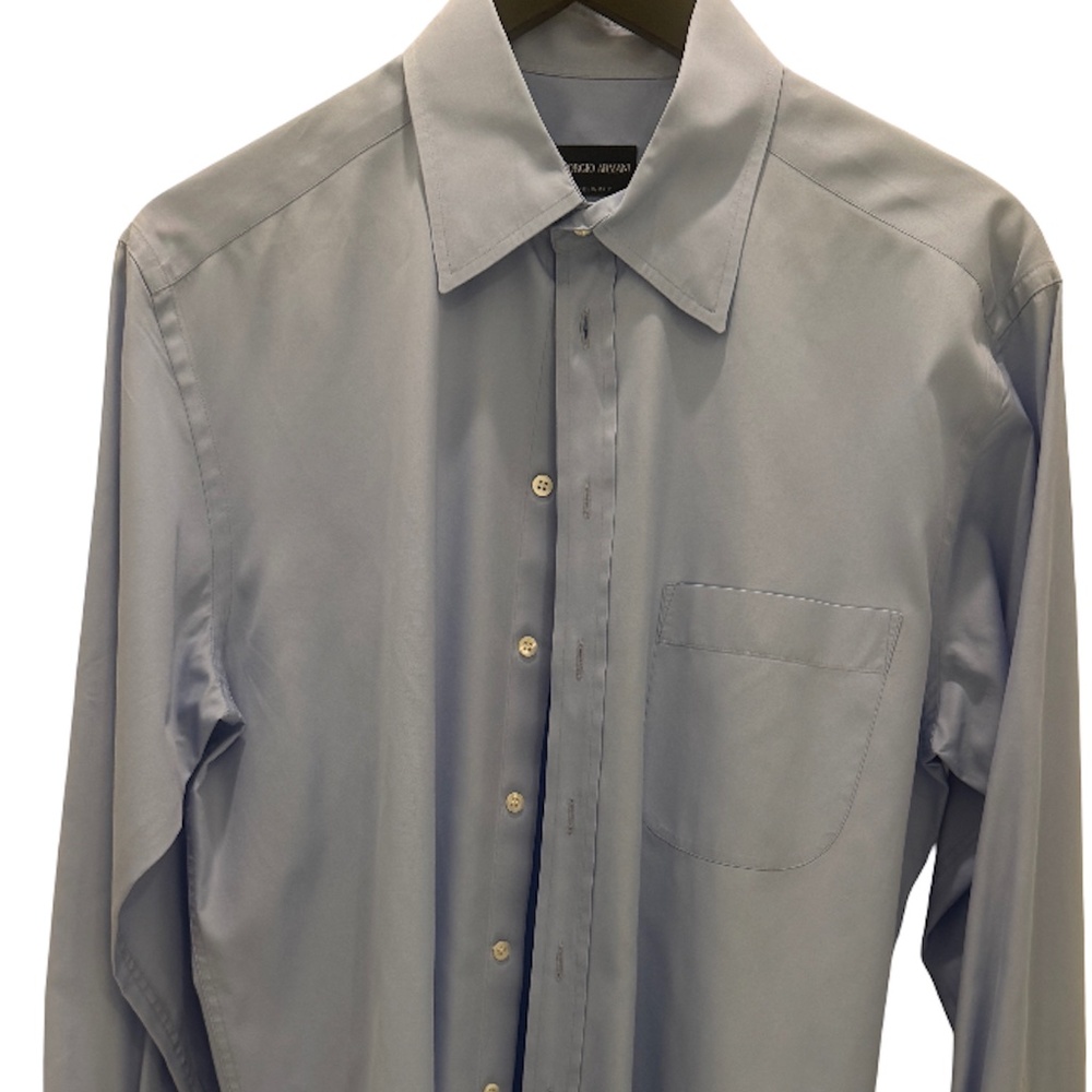 Giorgio Armani Light Blue Dress Shirt 15 3/4